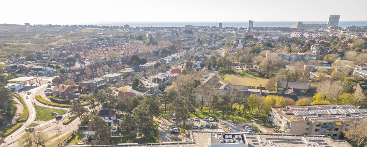 Foto gebouw bovenaanzicht Huis in de Duinen