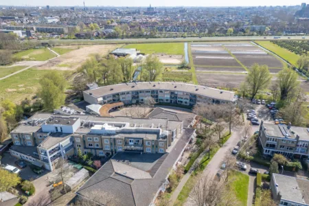 Foto gebouw de Blinkert bovenaanzicht