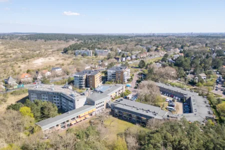 Foto bovenaanzicht gebouw de Bodaan