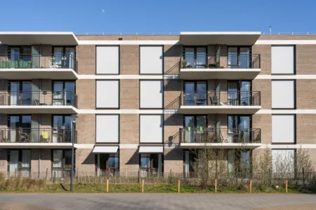foto van gebouw buiten huis in de duinen