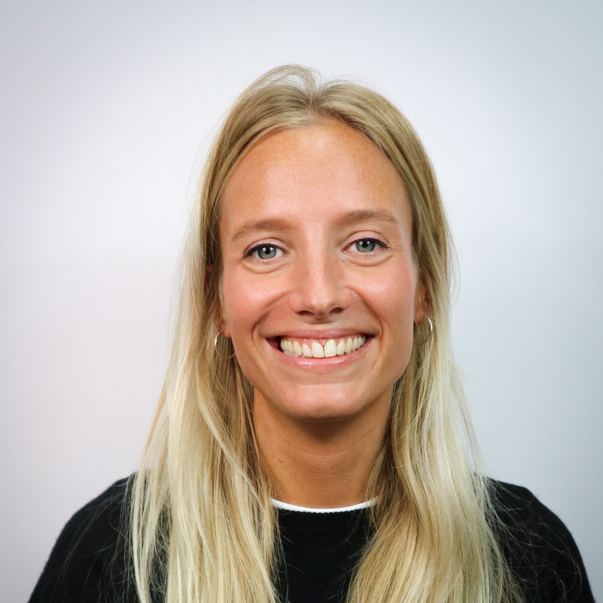 Foto lachende vrouw