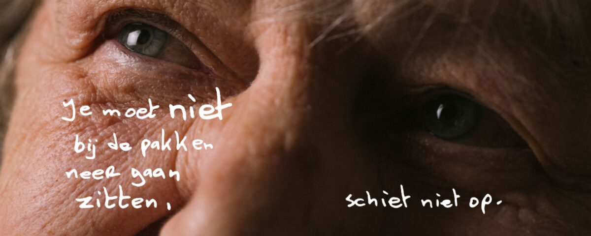 oudere vrouw close-up