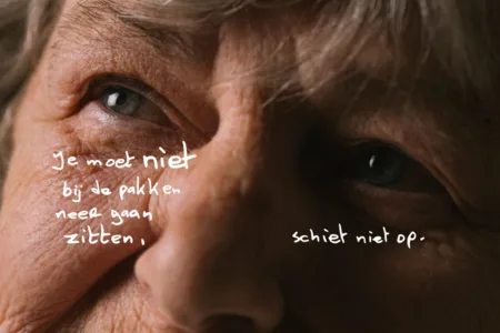 oudere vrouw close-up